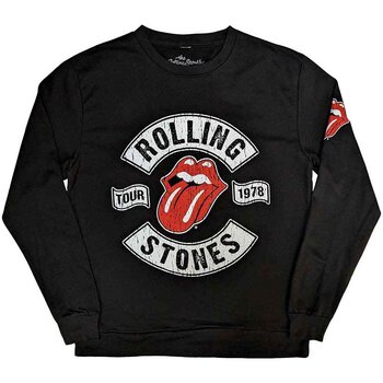Hoodie The Rolling Stones US Tour 1978 (Back & Sleeve Print) Black L Hoodie - 1