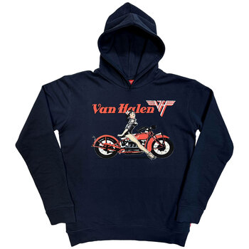 Kapuco Van Halen Pinup Motorcycle (Back Print) Navy Blue 2XL Kapuco - 1