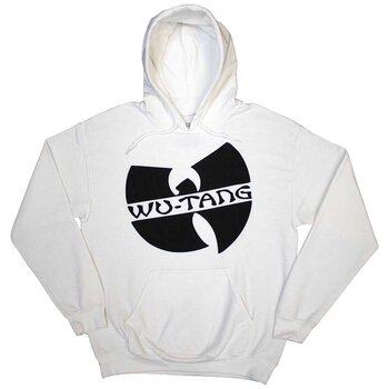 Hoodie Wu-Tang Clan Slanted Logo Mono White S Hoodie - 1