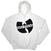 Hoodie Wu-Tang Clan Slanted Logo Mono White S Hoodie