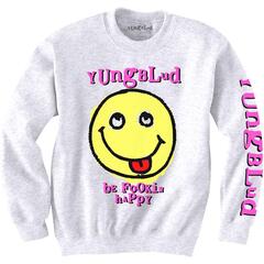 Hettegenser Yungblud Raver Smile (Back & Sleeve Print) White XS Hettegenser