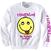 Hettegenser Yungblud Raver Smile (Back & Sleeve Print) White XS Hettegenser