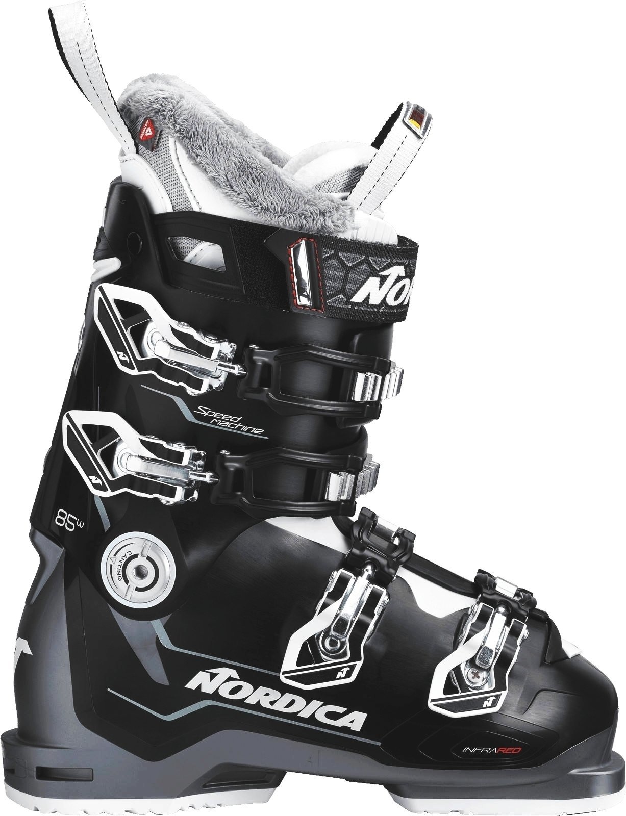 Botas de esqui alpino Nordica Speedmachine W Black-Anthracite-White 240 Botas de esqui alpino