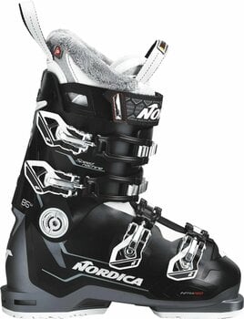 Chaussures de ski alpin Nordica Speedmachine W Black-Anthracite-White 240 Chaussures de ski alpin - 1