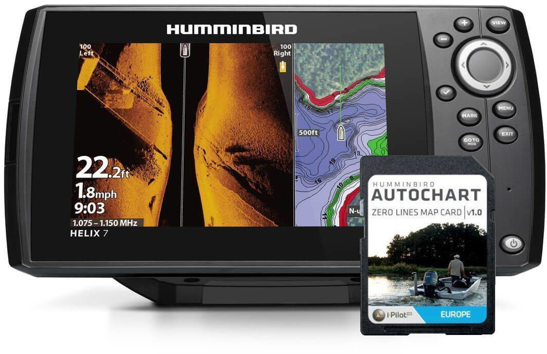 Humminbird Helix 7 Chirp Mega SI GPS G3 SET Sonar pescuit