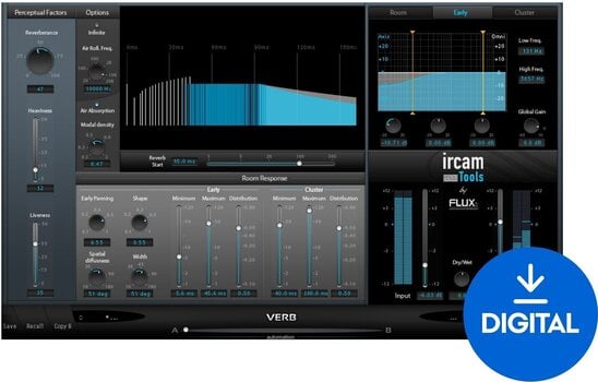 Procesador de efectos de complemento de software Flux Ircam Verb (Producto digital) - 1