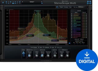 Procesador de efectos de complemento de software Blue Cat Audio StereoScopeMulti (Producto digital)