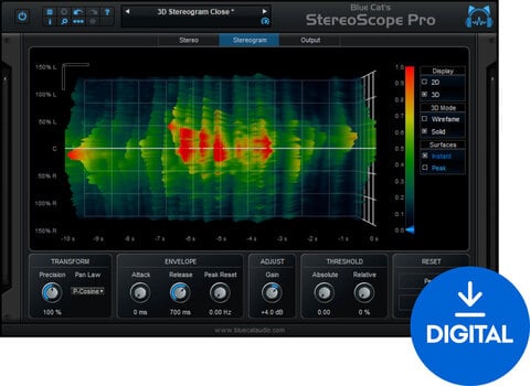 Software Plug-In FX Processor Blue Cat Audio StereoScope Pro (Digital product) - 1