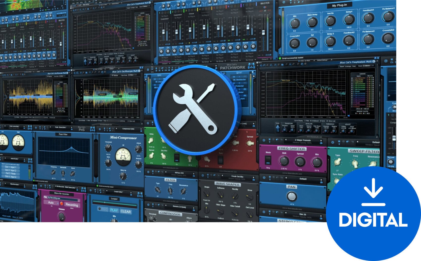 Procesador de efectos de complemento de software Blue Cat Audio Crafters Pack (Producto digital)