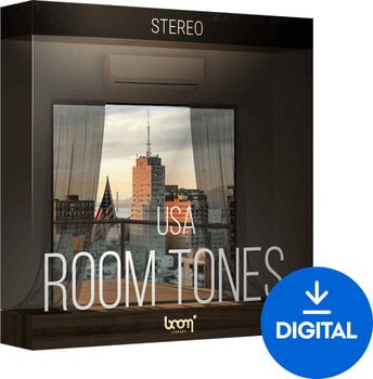 Zvočna knjiga za sampler BOOM Library Room Tones USA Stereo (Digitalni izdelek) - 1