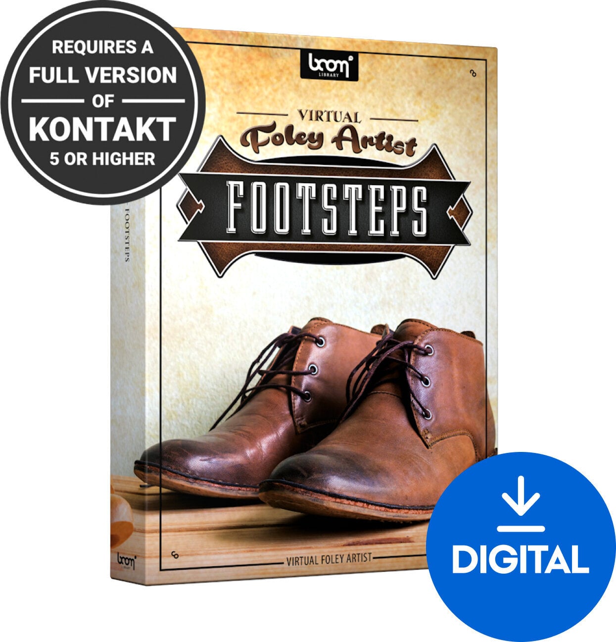 Zvočna knjiga za sampler BOOM Library Virtual Foley Artist Footsteps (Digitalni izdelek)