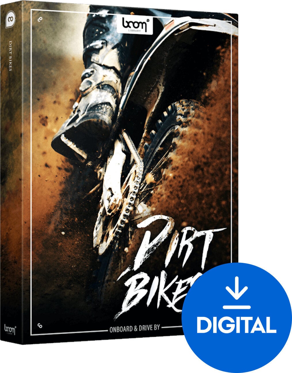 Zvočna knjiga za sampler BOOM Library Dirt Bikes (Digitalni izdelek)