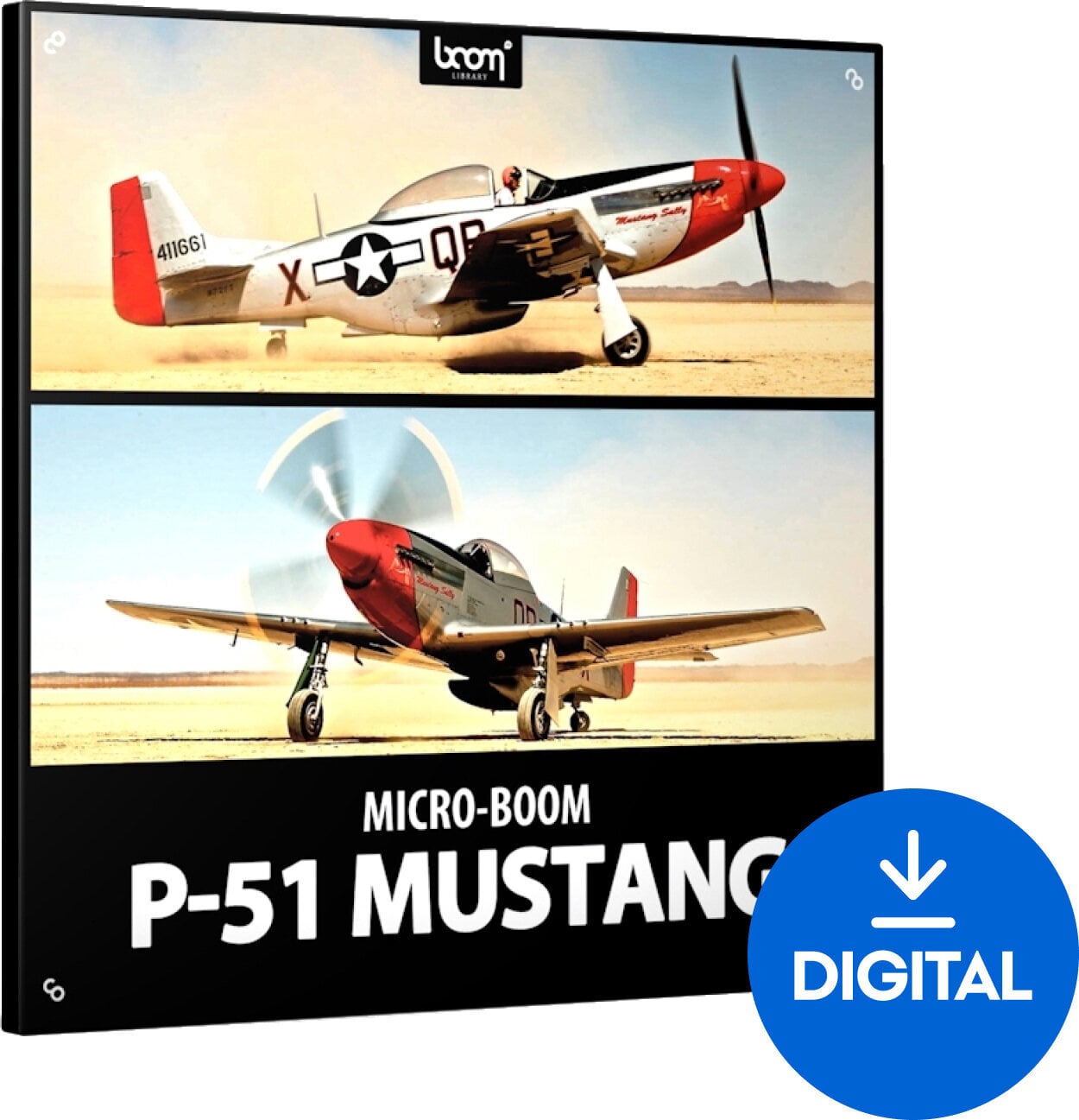Zvočna knjiga za sampler BOOM Library P-51 Mustang (Digitalni izdelek)