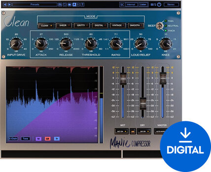 Procesador de efectos de complemento de software Boz Digital Labs Manic Compressor (Producto digital) - 1