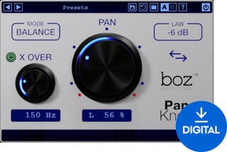 Plug-Ins Software e Processori Effetti Boz Digital Labs Pan Knob (Prodotto digitale)