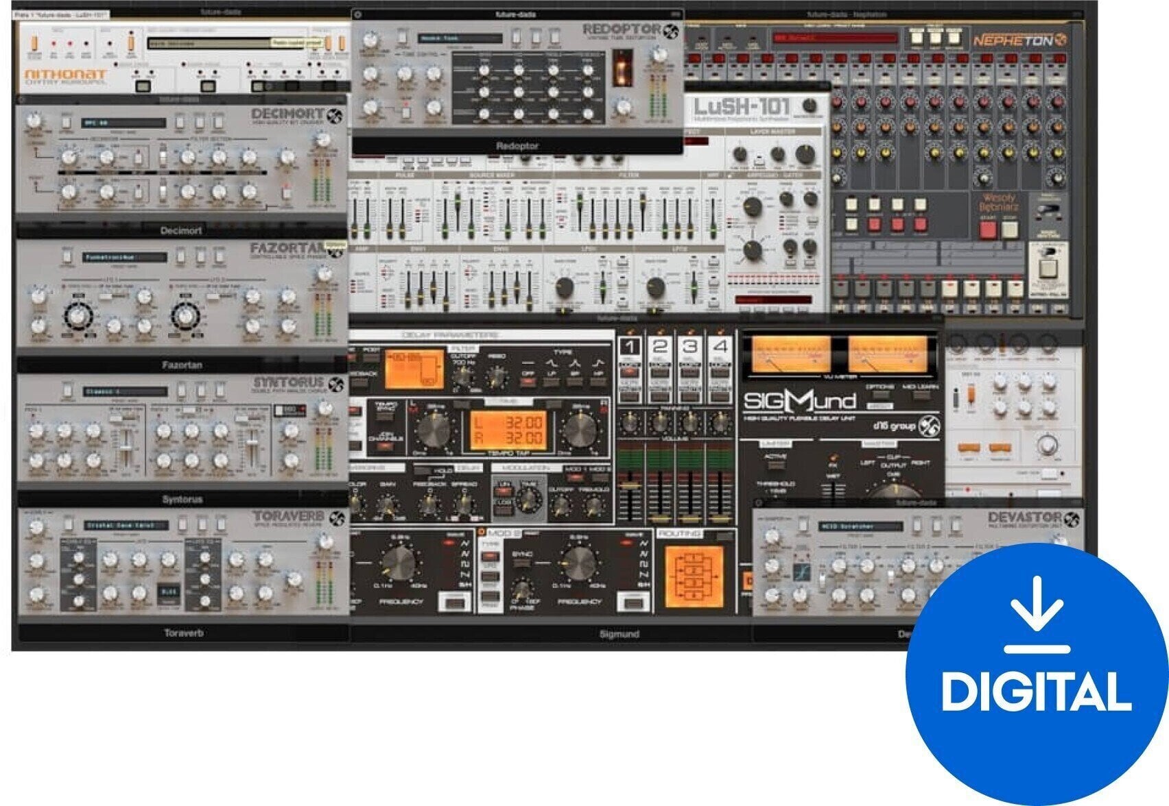 Procesador de efectos de complemento de software D16 Group Total Bundle (Producto digital)
