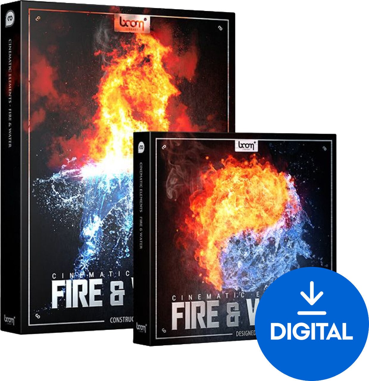Zvočna knjiga za sampler BOOM Library Cinematic Elements: Fire & Water Bundle (Digitalni izdelek)