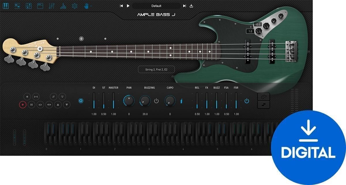 VST Instrument Ample Sound Ample Bass J - ABJ (Producto digital)