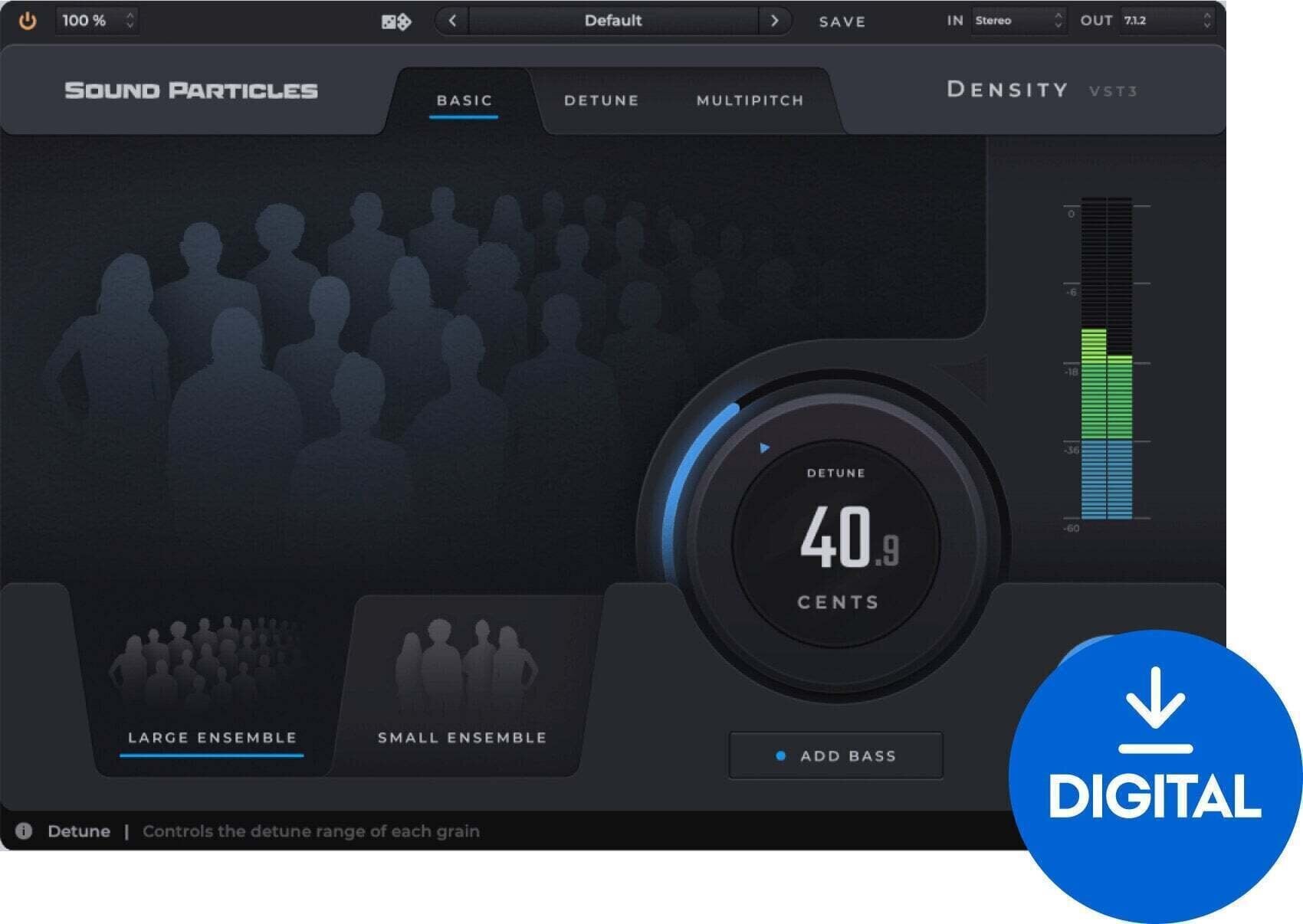 Software Plug-In FX Processor Sound Particles Density plug In (Digital product)