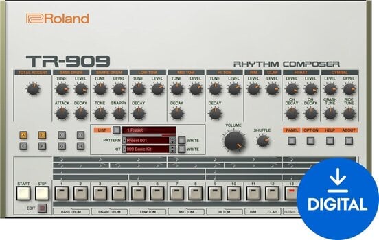VST Instrument Roland TR-909 Key (Digitalni izdelek) - 1
