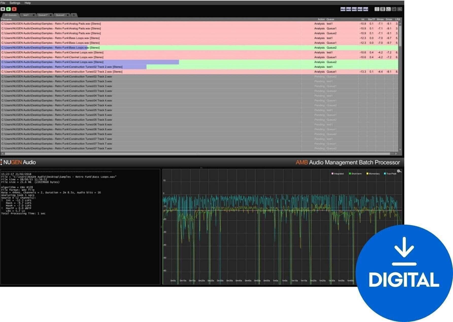 Software de mastering Nugen Audio AMB MXF Module (Producto digital)