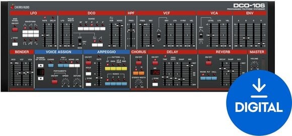 VST Instrument Cherry Audio DCO-106 Polyphonic (Producto digital) - 1