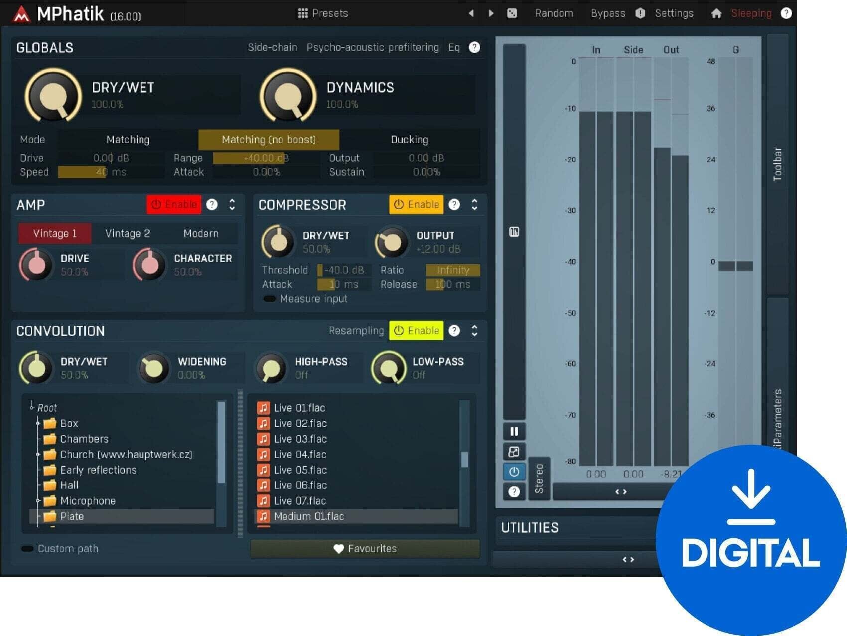 Procesador de efectos de complemento de software MELDA Mphatik (Producto digital)