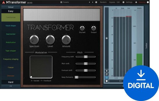Procesador de efectos de complemento de software MELDA MTransformer (Producto digital) - 1