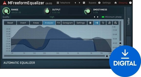 Procesador de efectos de complemento de software MELDA MFreeformEqualizer (Producto digital) - 1