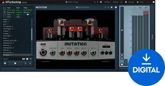 Software Plug-In FX Processor MELDA MTurboAmp (Digital product) - 1