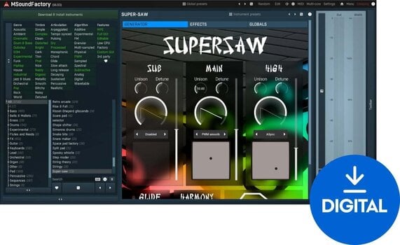 Procesador de efectos de complemento de software MELDA MSoundFactory (Producto digital) - 1