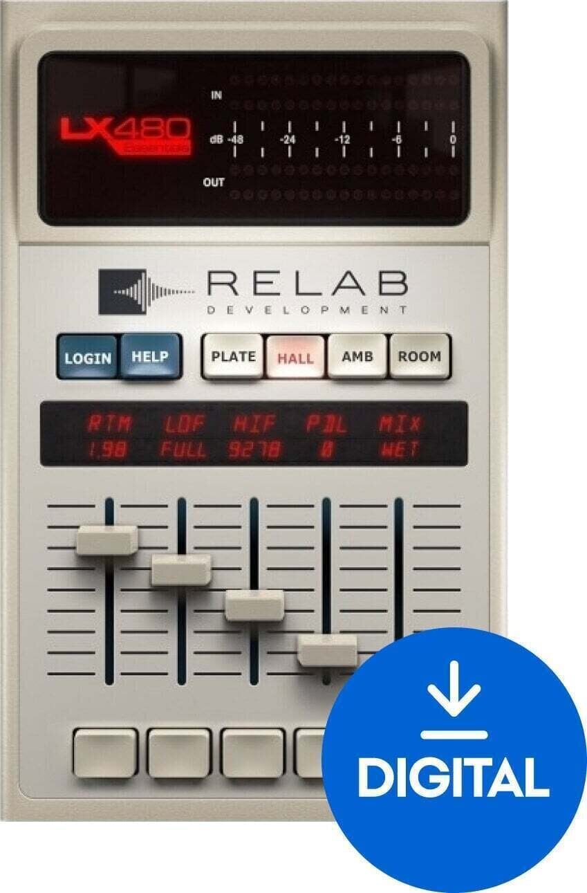 Procesador de efectos de complemento de software Relab Development LX480 Essentials (Producto digital)