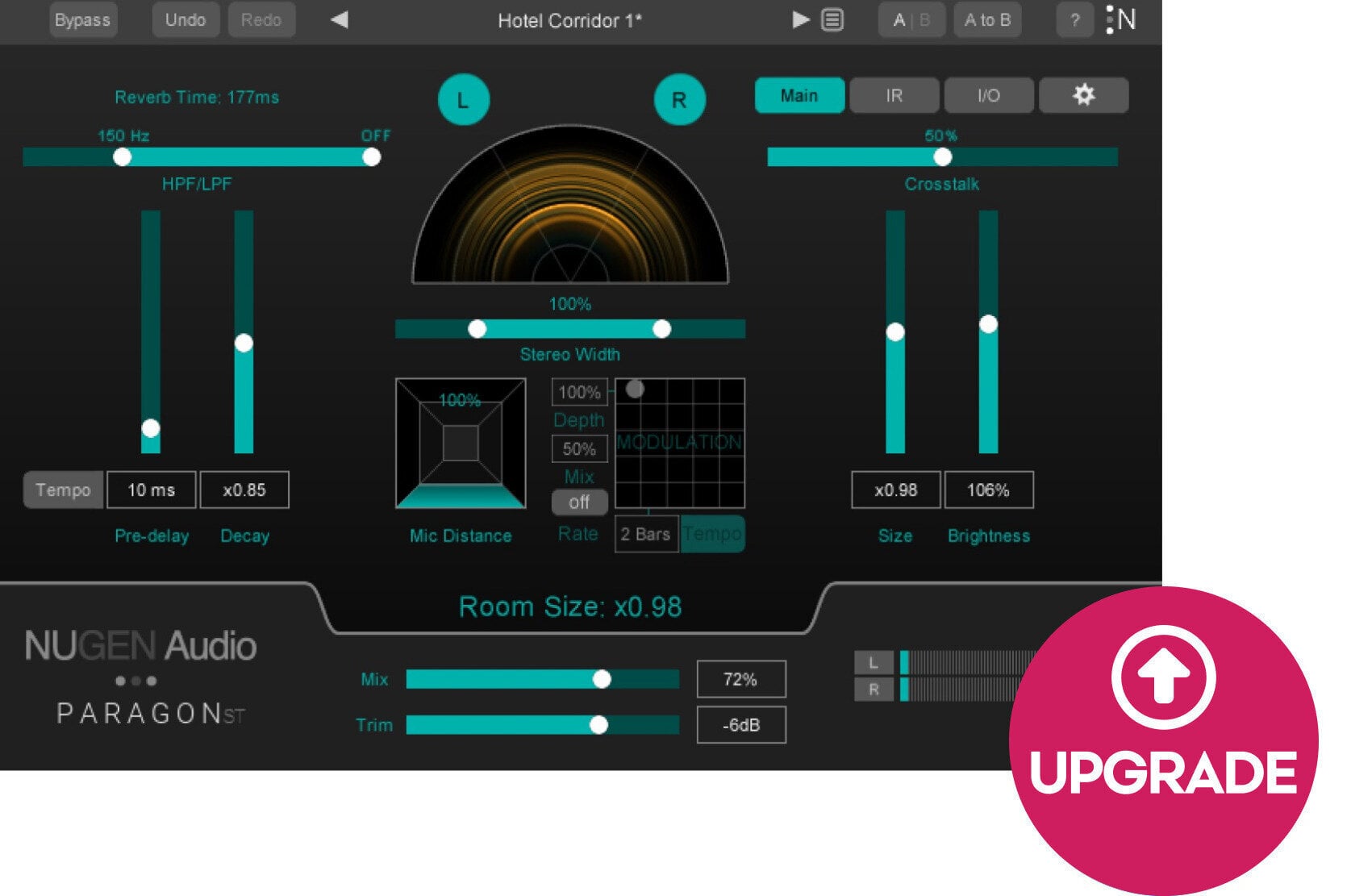 Update / Upgrade / Expansion Nugen Audio Paragon ST > Paragon UPG (Digitalni proizvod)