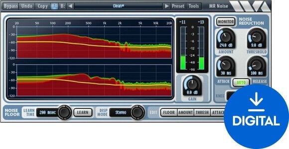 Procesador de efectos de complemento de software Wave Arts MR Noise 6 (Producto digital) - 1