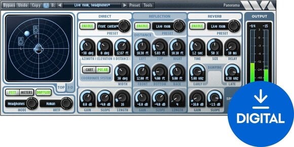 Procesador de efectos de complemento de software Wave Arts Panorama 6 (Producto digital) - 1