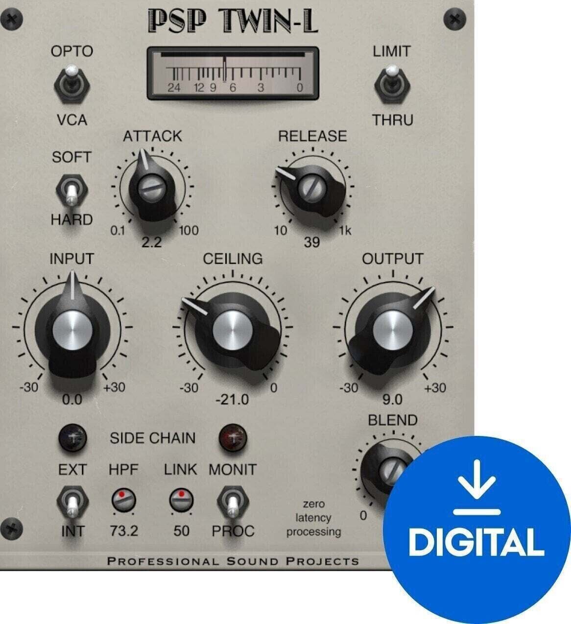 Studio-Effekt-Plugin PSP Audioware Twin-L (Digitales Produkt)