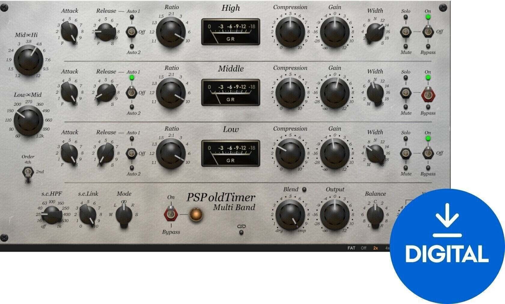 Studio-Effekt-Plugin PSP Audioware oldiTimerMB (Digitales Produkt)
