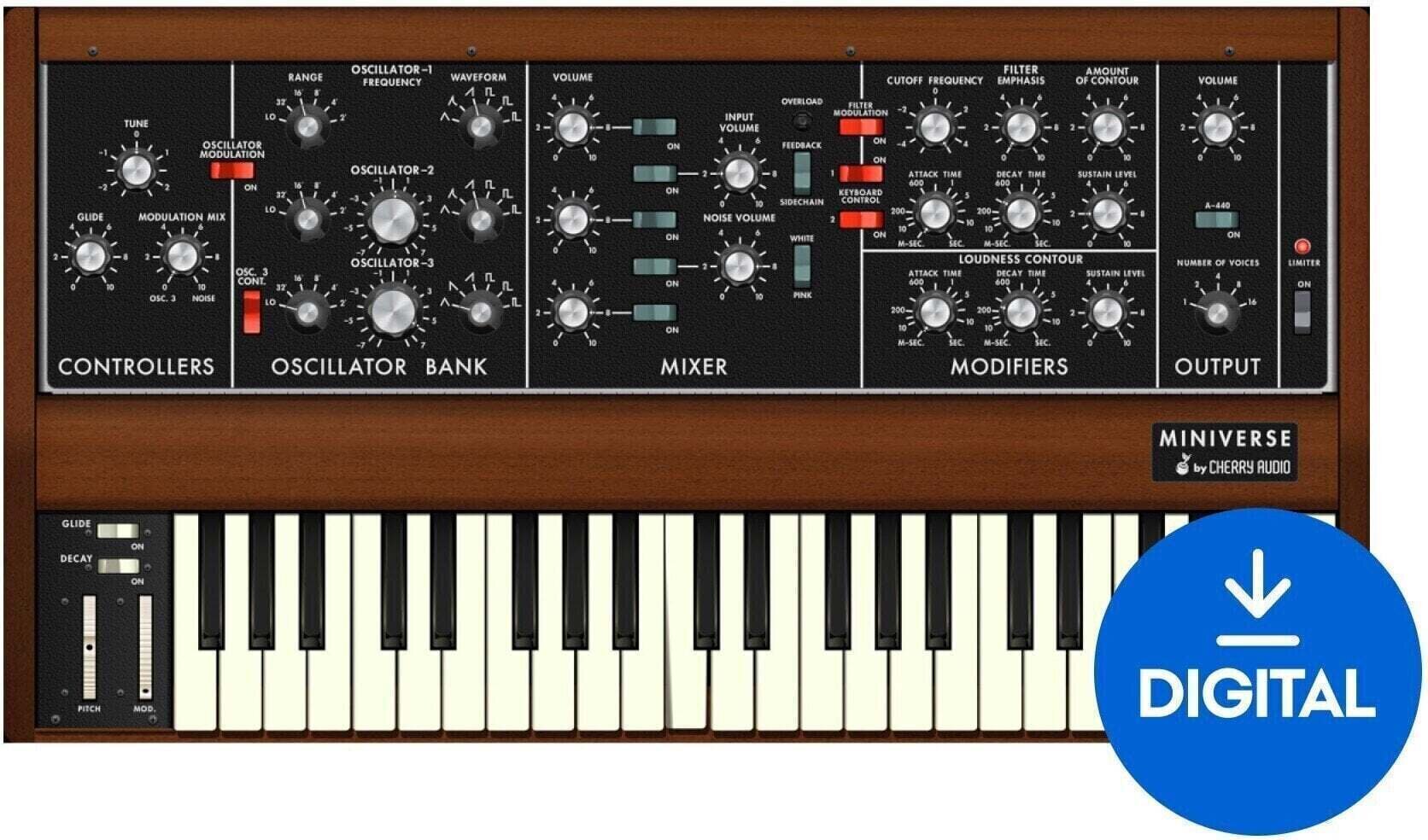 VST Instrument Cherry Audio Miniverse Synthesizer (Producto digital)