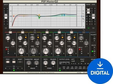 Software Plug-In FX Processor PSP Audioware MasterQ 2 (Digital product) - 1