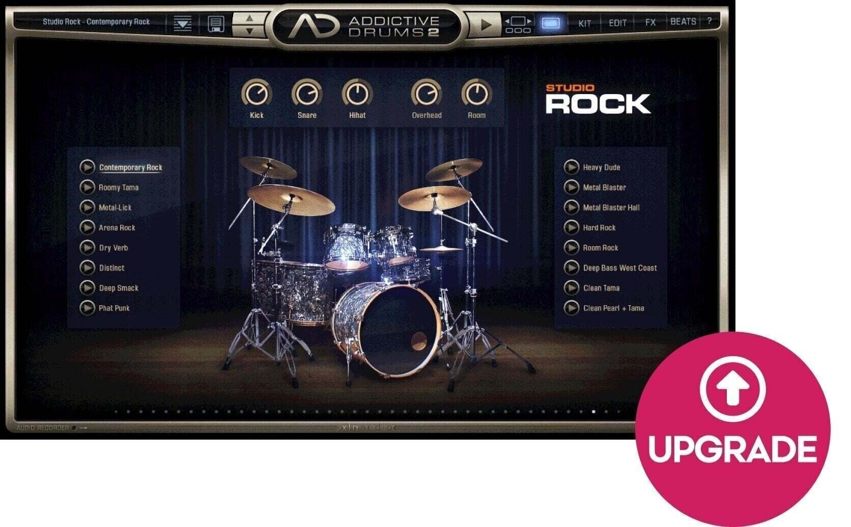 Update / Upgrade / Expansion XLN Audio AD2: Studio Rock (Digitalni proizvod)
