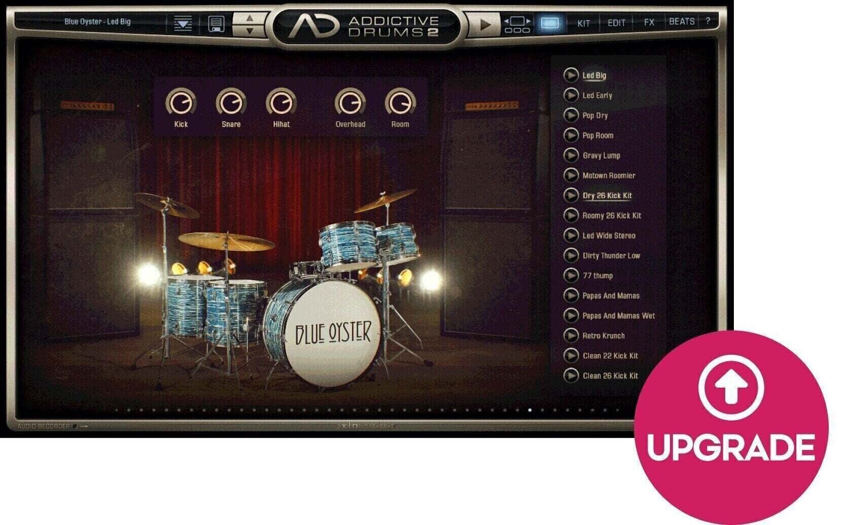 Update / Upgrade / Expansion XLN Audio AD2: Blue Oyster (Digitalni izdelek)