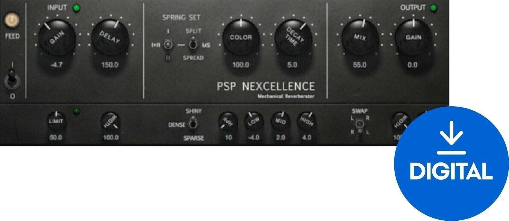 Procesador de efectos de complemento de software PSP Audioware Nexcellence (Producto digital)