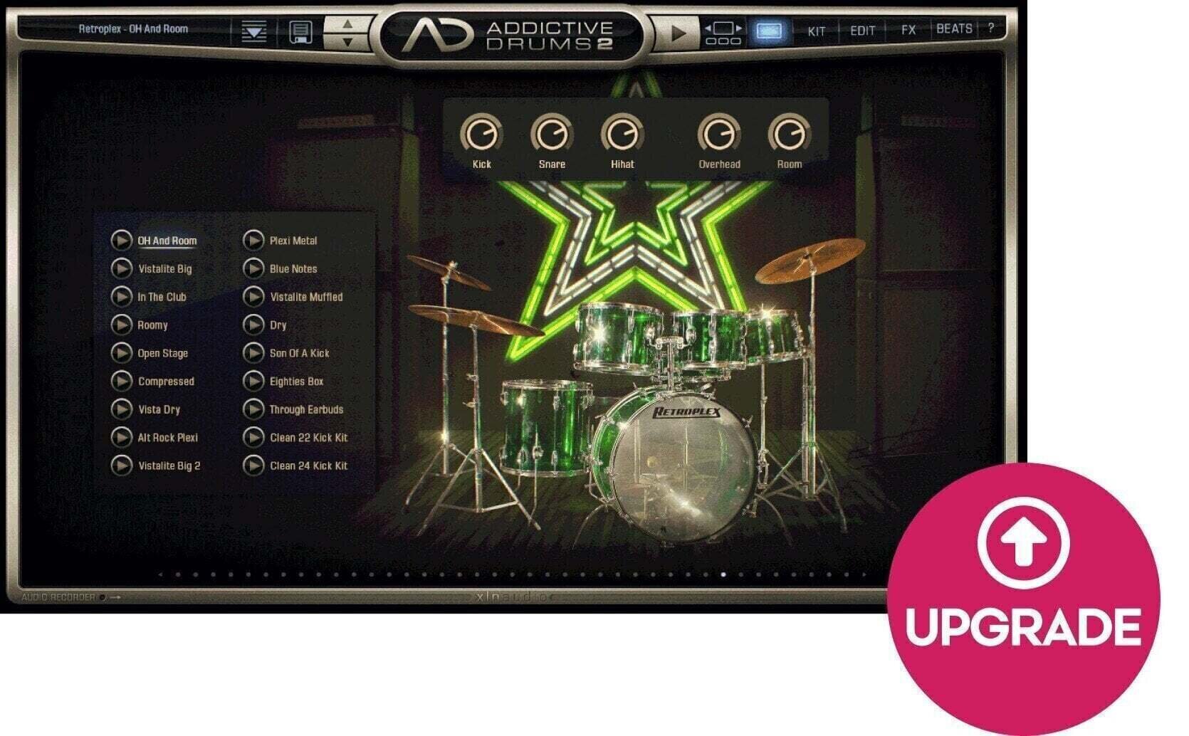 Update / Upgrade / Expansion XLN Audio AD2: Retroplex (Digitalni izdelek)