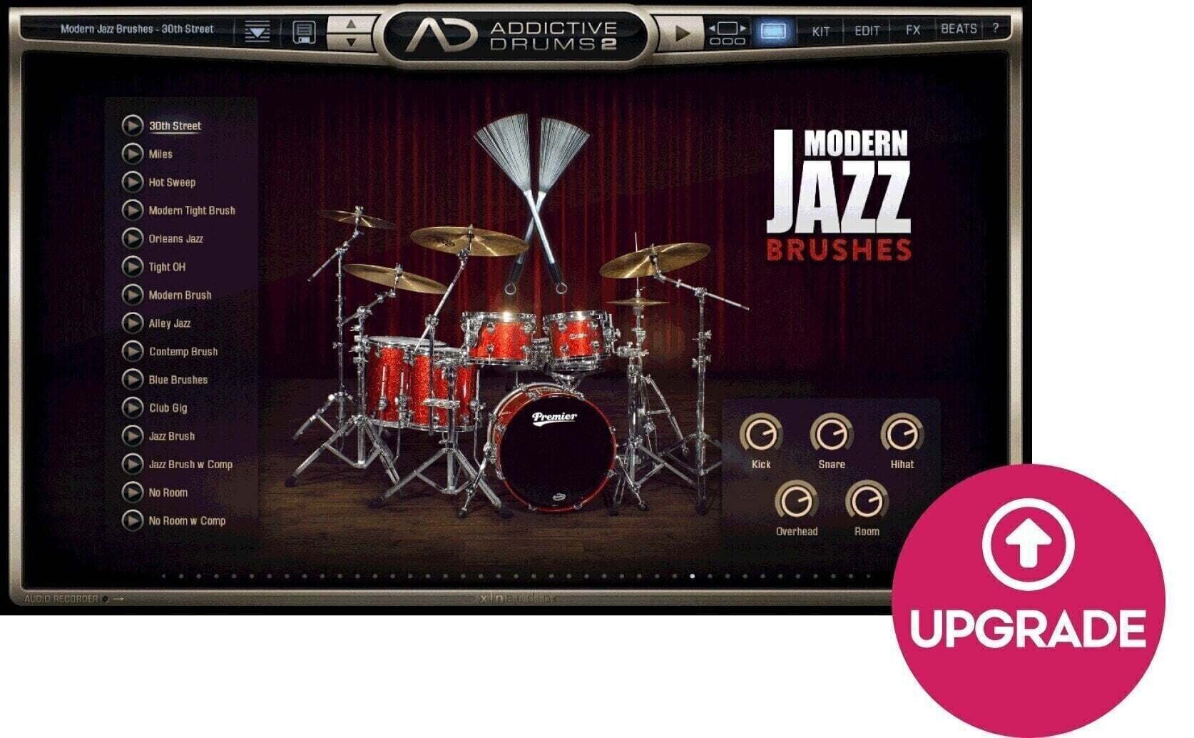 Update / Upgrade / Expansion XLN Audio AD2: Modern Jazz Brushes (Digitalni izdelek)