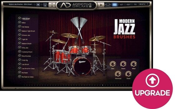 Update / Upgrade / Expansion XLN Audio AD2: Modern Jazz Brushes (Digitalni izdelek) - 1