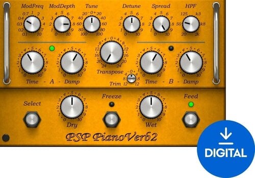 Procesador de efectos de complemento de software PSP Audioware Pianoverb 2 (Producto digital) - 1