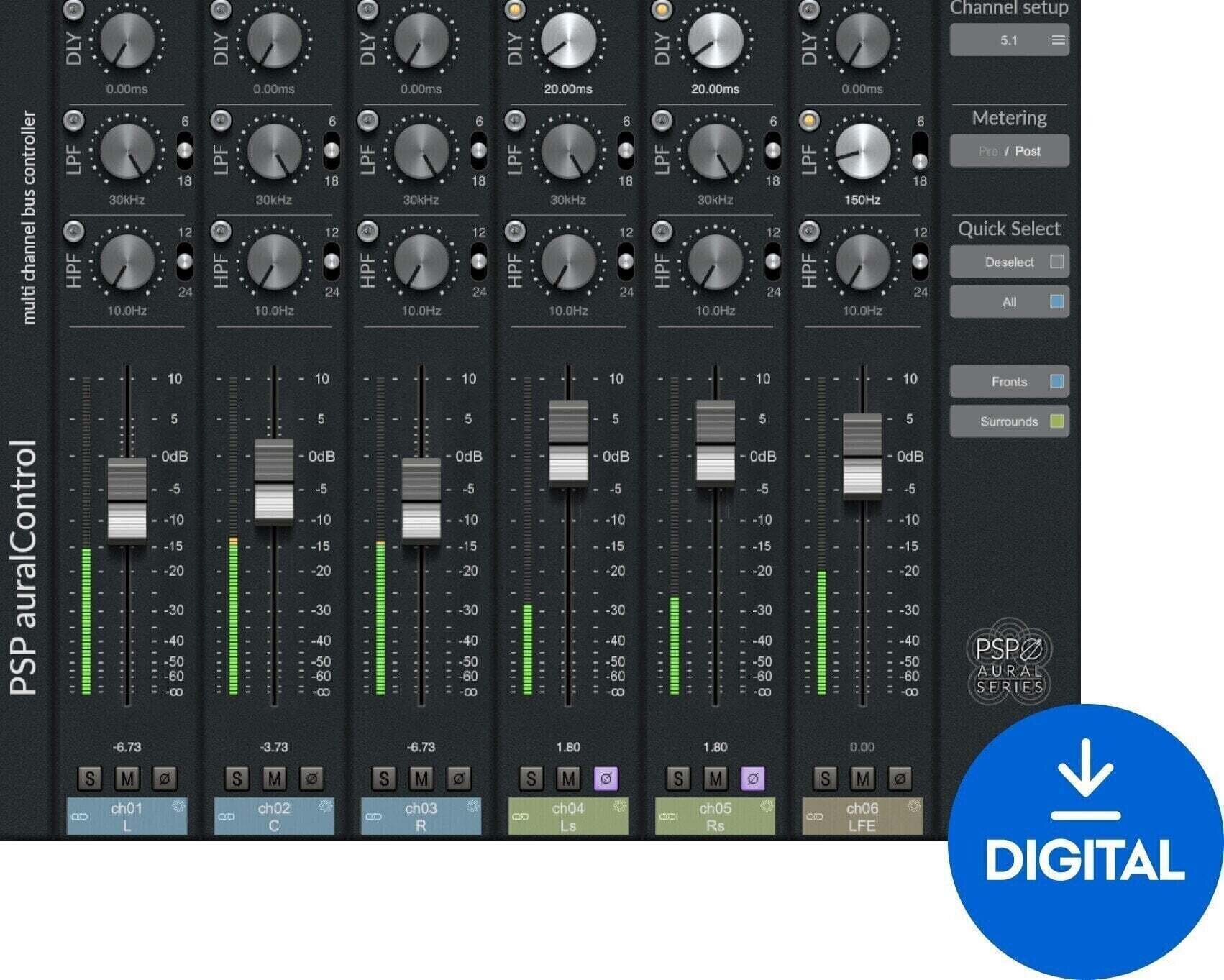 Software de mastering PSP Audioware AuralControl (Producto digital)