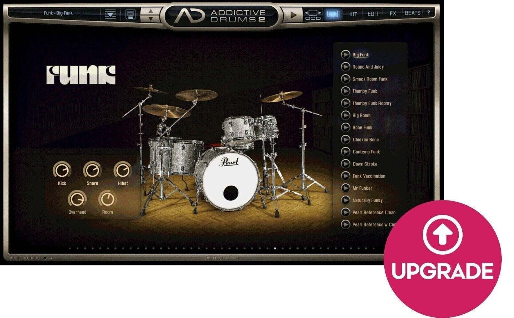 Update / Upgrade / Expansion XLN Audio AD2: Funk (Digitalni izdelek)