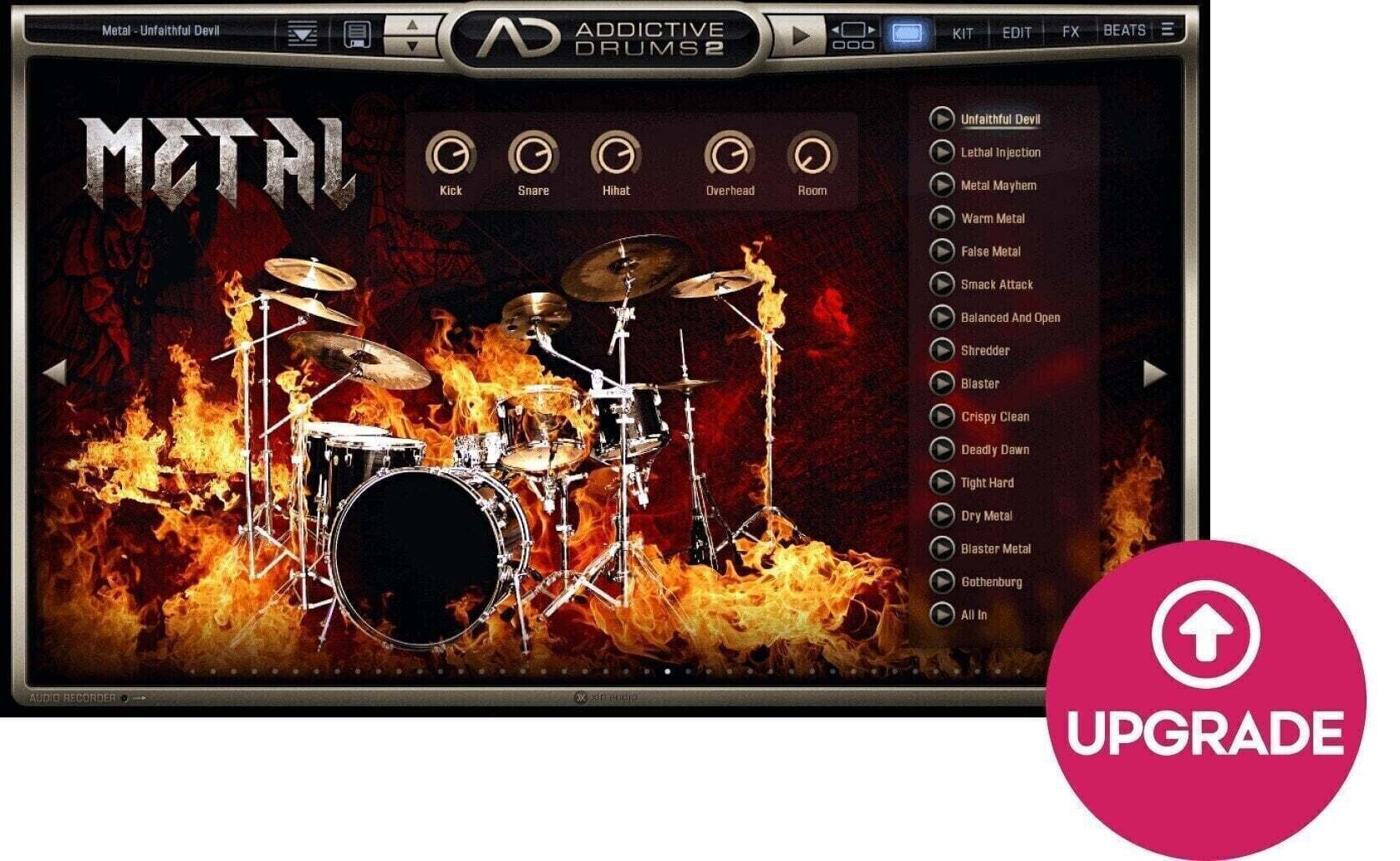 Update / Upgrade / Expansion XLN Audio AD2: Metal (Producto digital)