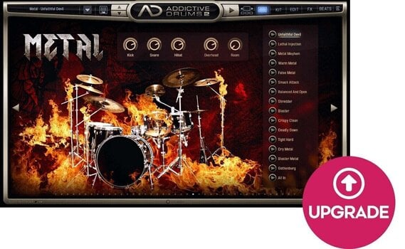 Update / Upgrade / Expansion XLN Audio AD2: Metal (Producto digital) - 1